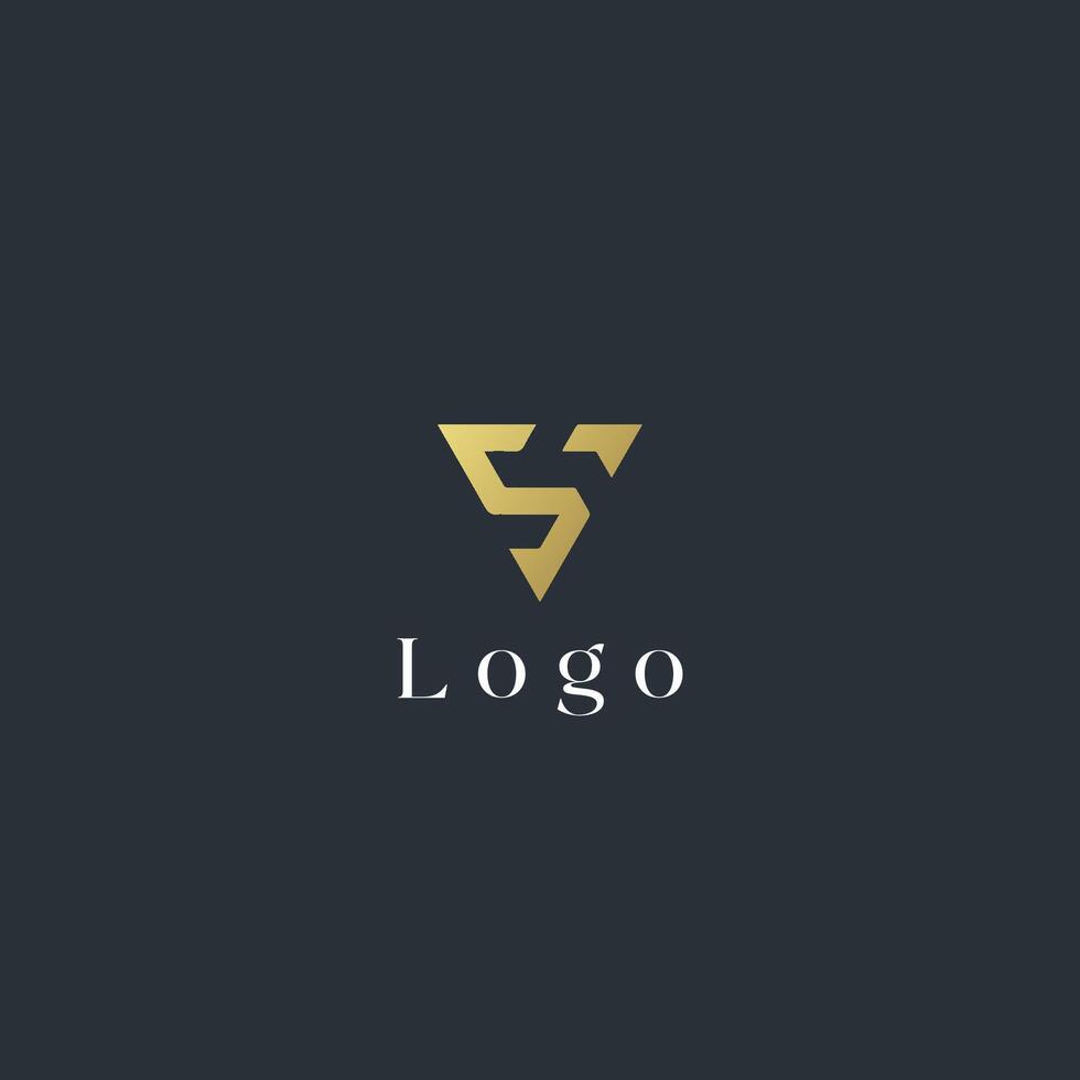 SV logo design image vector