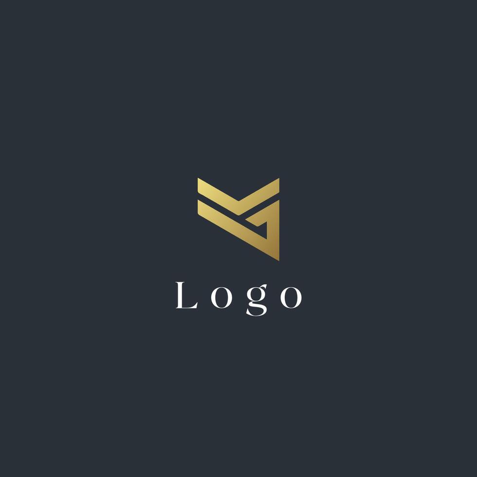 MQ logo design image vector