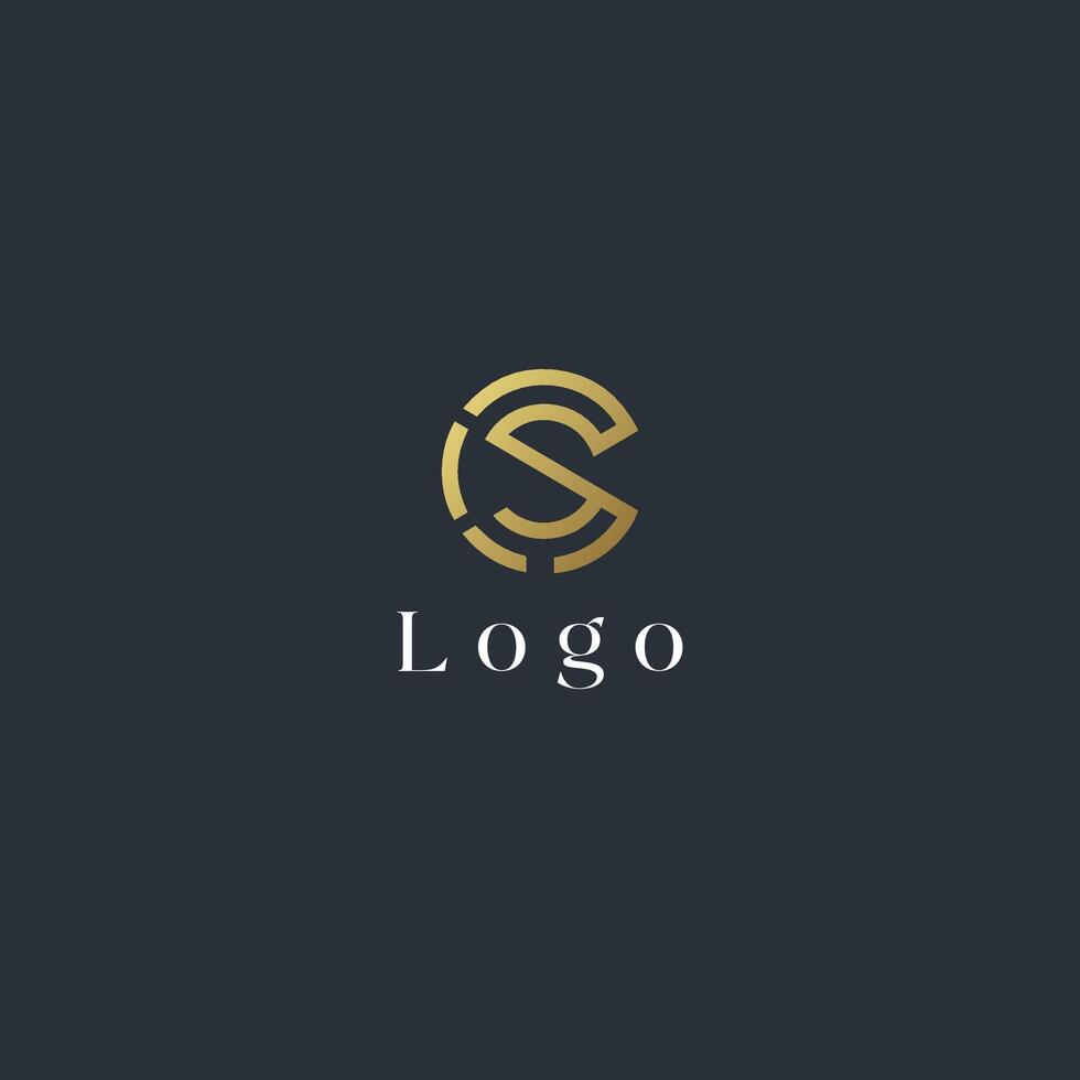 SC logo design image vector