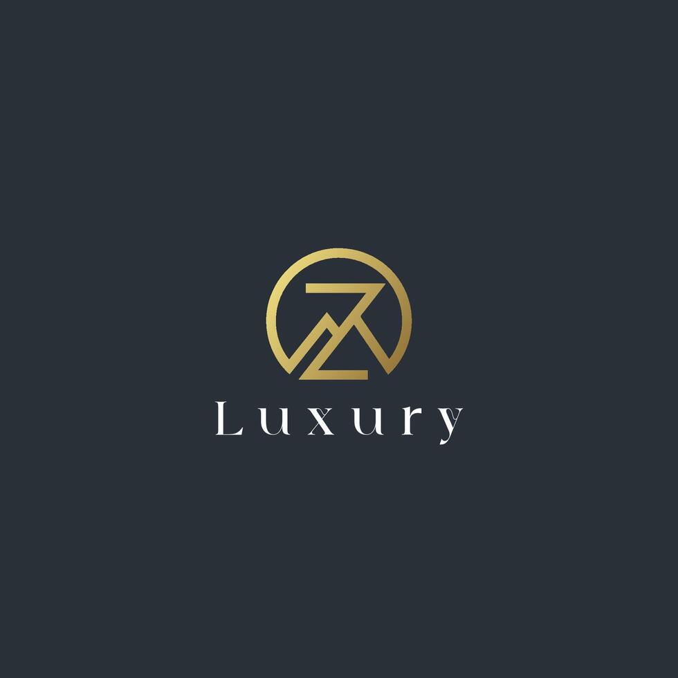 Z logo design image vector