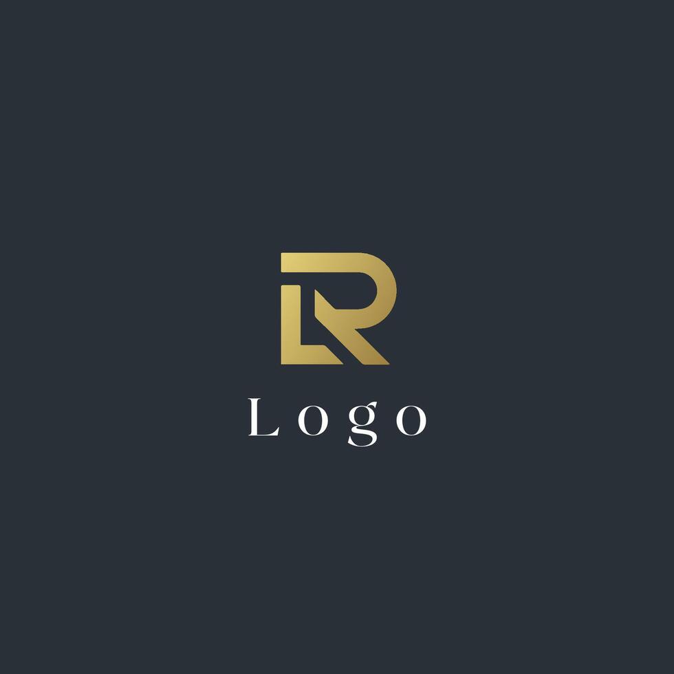 LR logo design image vector