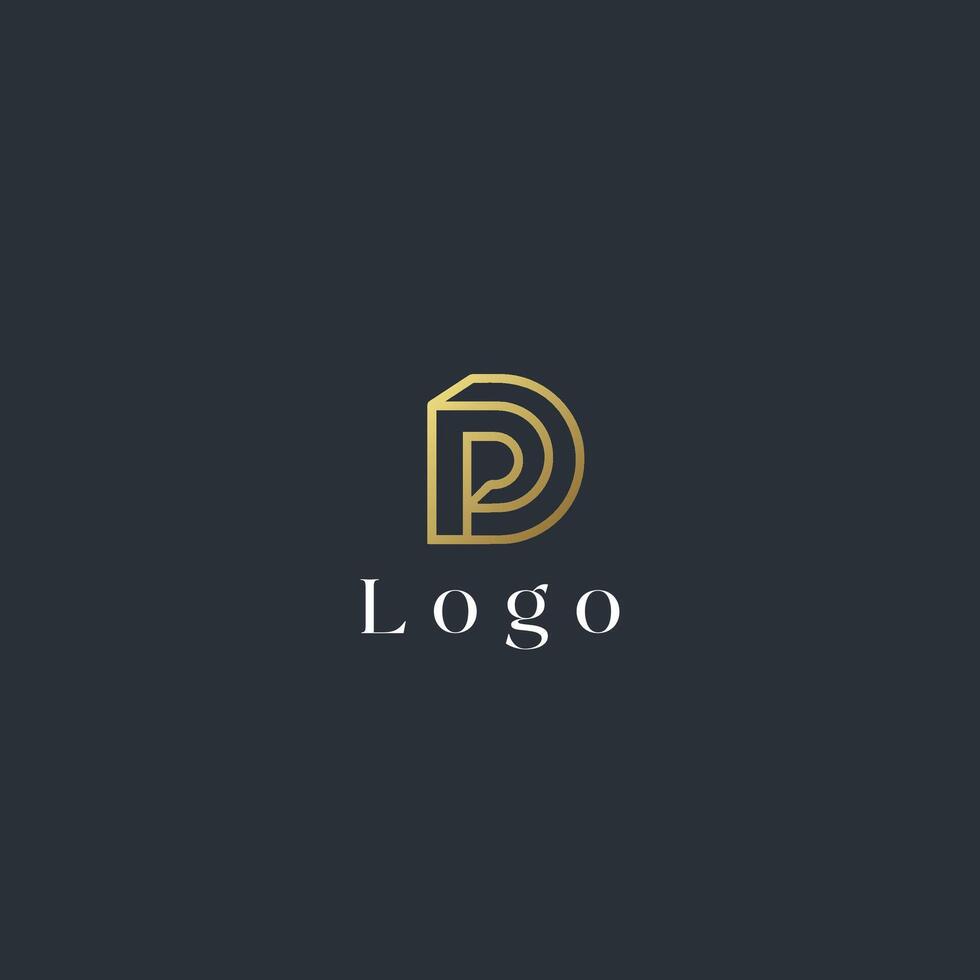 D logo design image vector