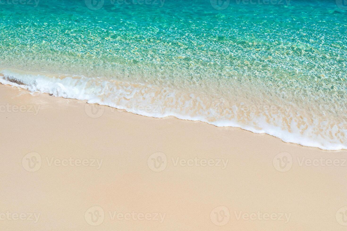 Beautiful Waves and Sands A Mesmerizing Display of Nature's Harmony, Where Crystal Clear Waters Meet Soft Golden Sands, Creating a Serene and Captivating Seascape That Enchants the Soul photo