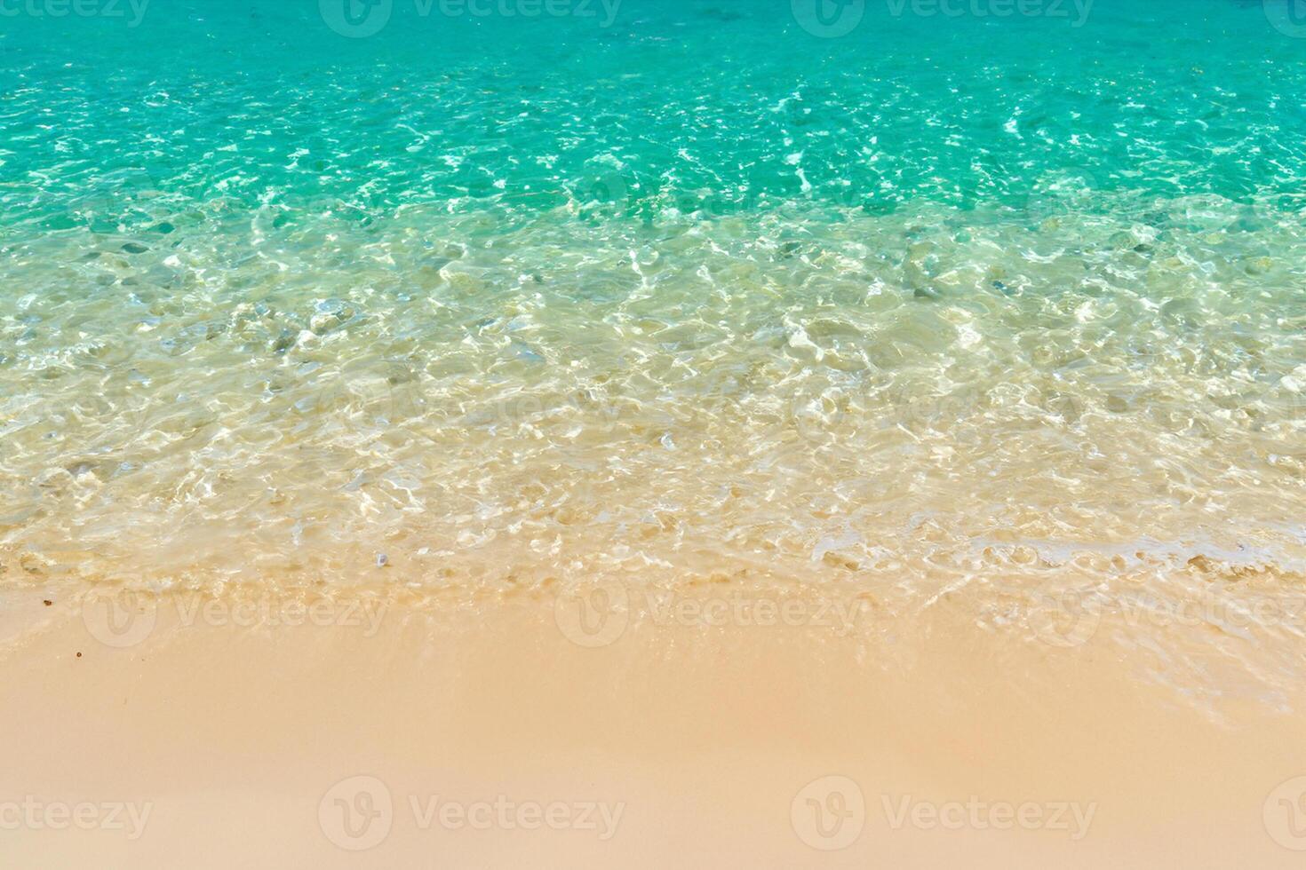 Beautiful Waves and Sands A Mesmerizing Display of Nature's Harmony, Where Crystal Clear Waters Meet Soft Golden Sands, Creating a Serene and Captivating Seascape That Enchants the Soul photo
