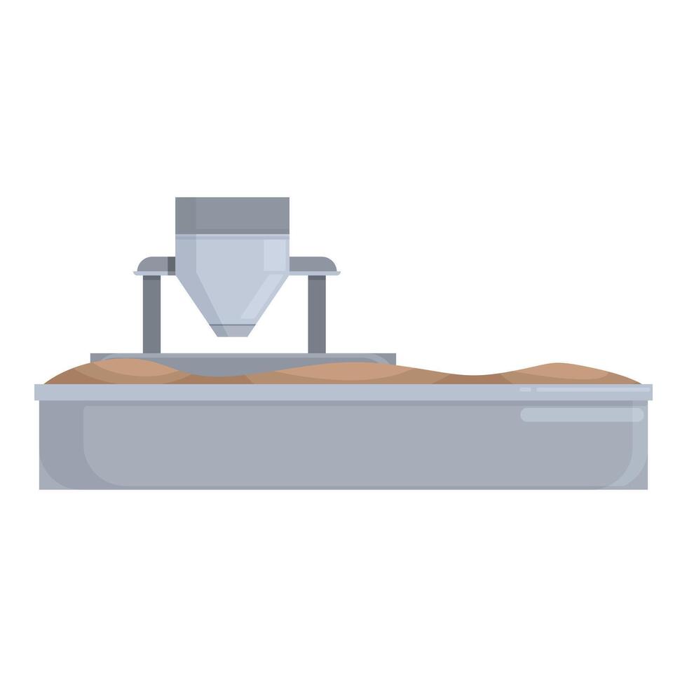 Industrial sand 3d printer illustration vector