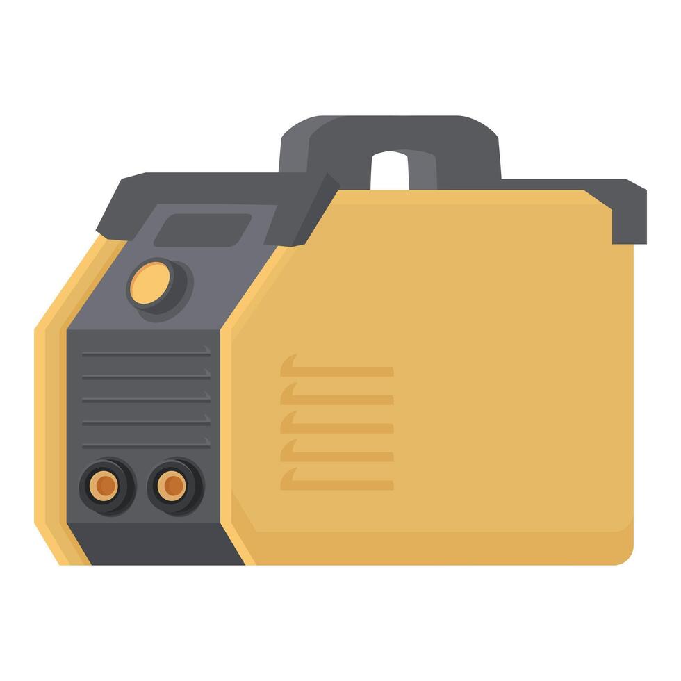 illustration of a yellow jerrycan vector