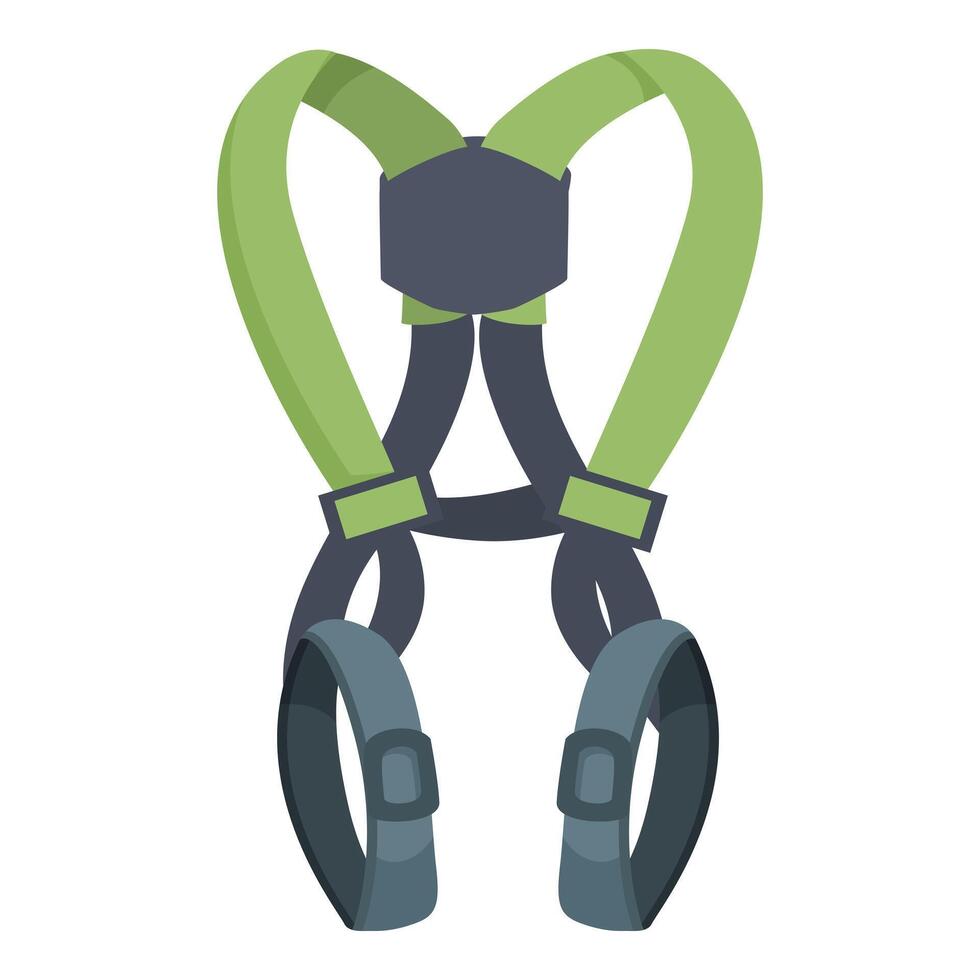 illustration of a safety harness vector