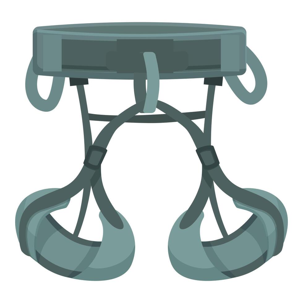 Cartoon climbing harness illustration vector