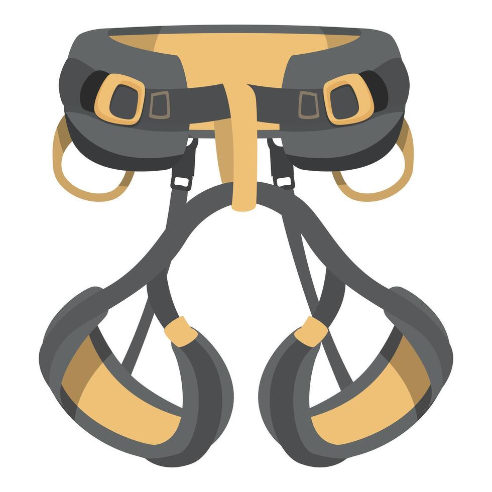 illustration of a climbing harness vector