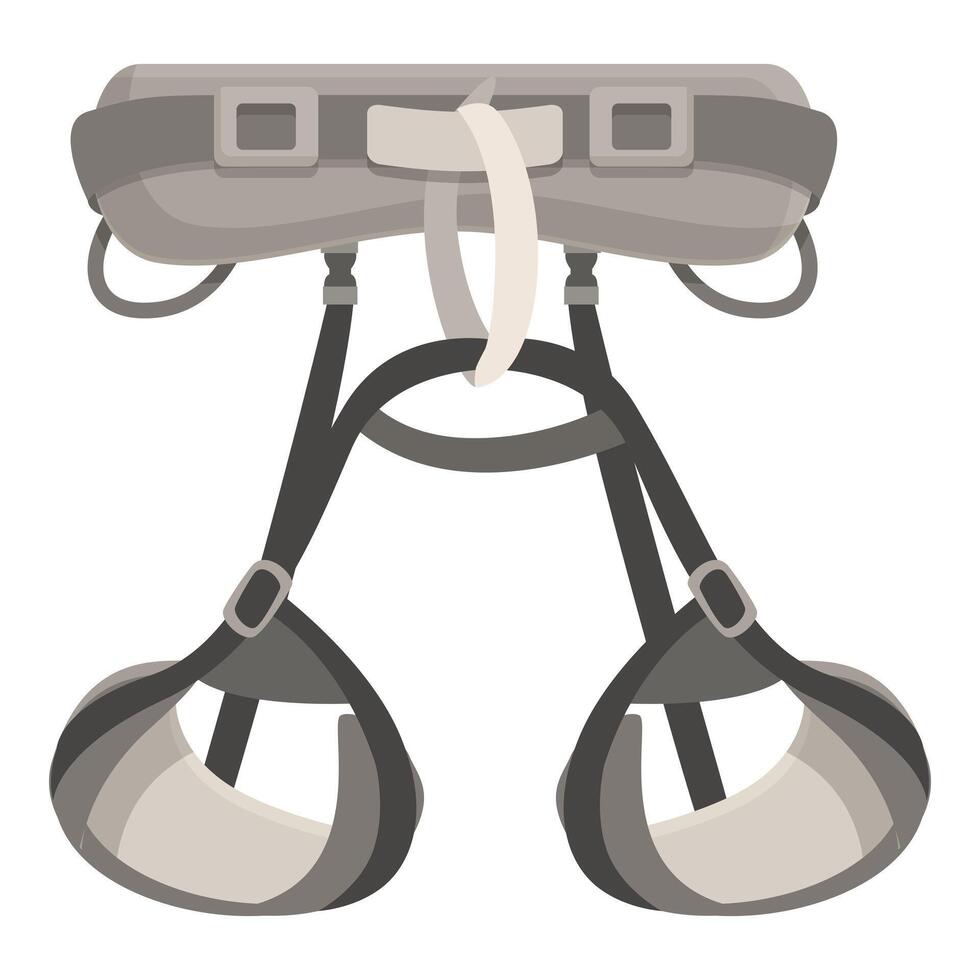 graphic of a secure and durable climbing harness for sport or industrial use vector