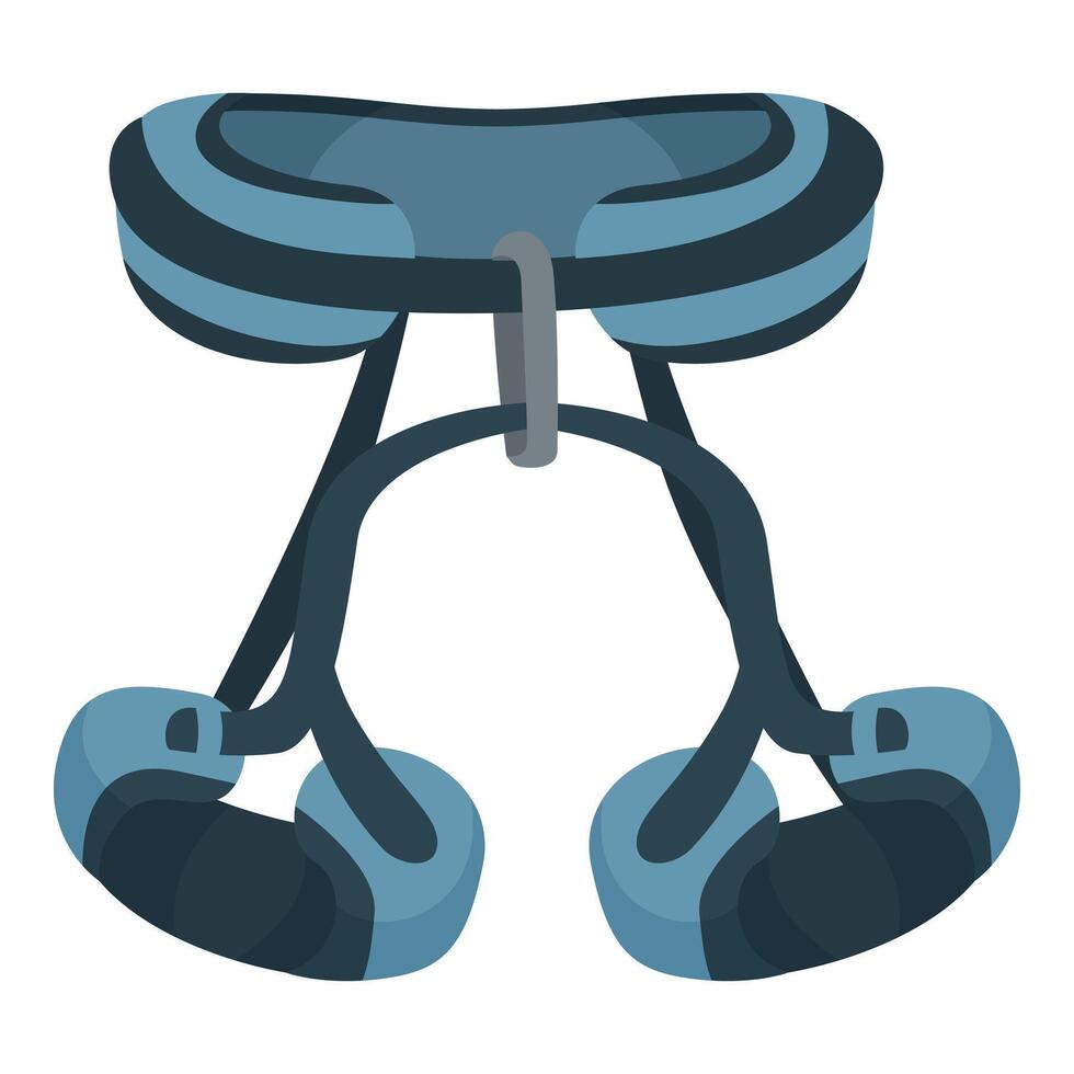 illustration of a stylized stethoscope in a cartoon style, with a modern and simple design vector