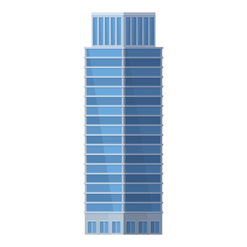 graphic of a contemporary tall glass building vector