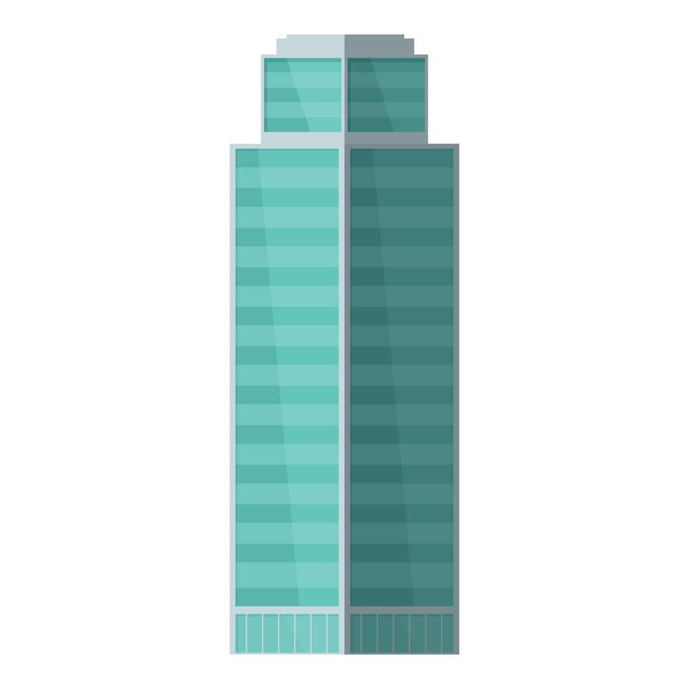 Modern skyscraper building illustration vector