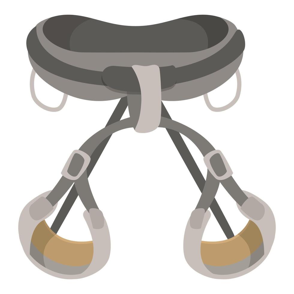 Climbing harness isolated on white background vector