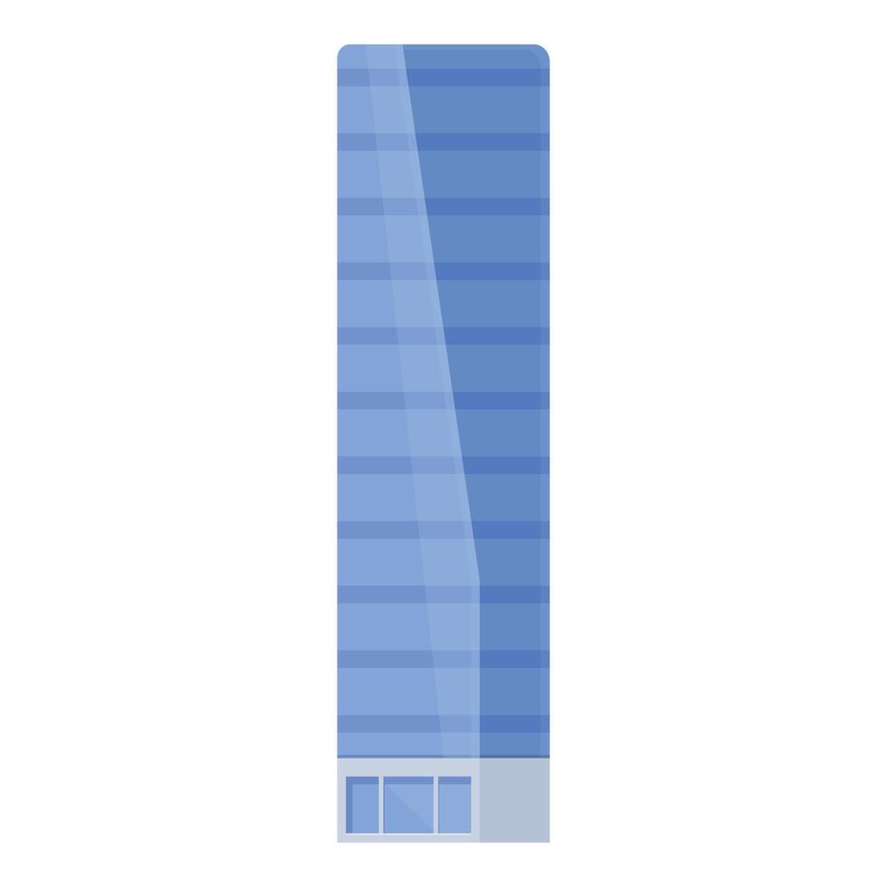 Modern skyscraper building illustration vector