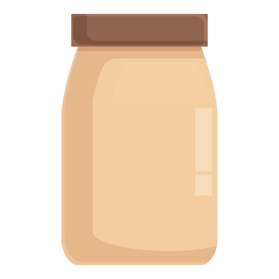 Blank label peanut butter jar illustration vector