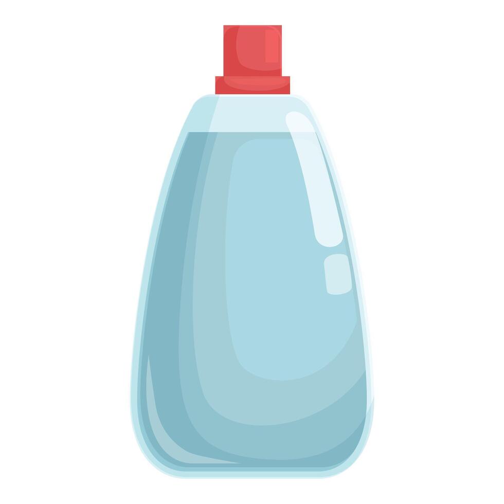 Plastic bottle of liquid soap isolated on white vector
