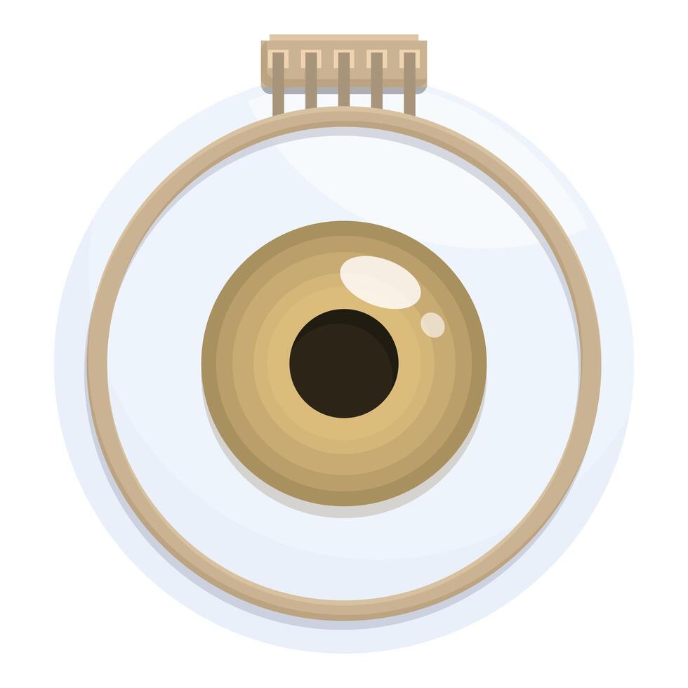 Cartoon coffee cup top view vector