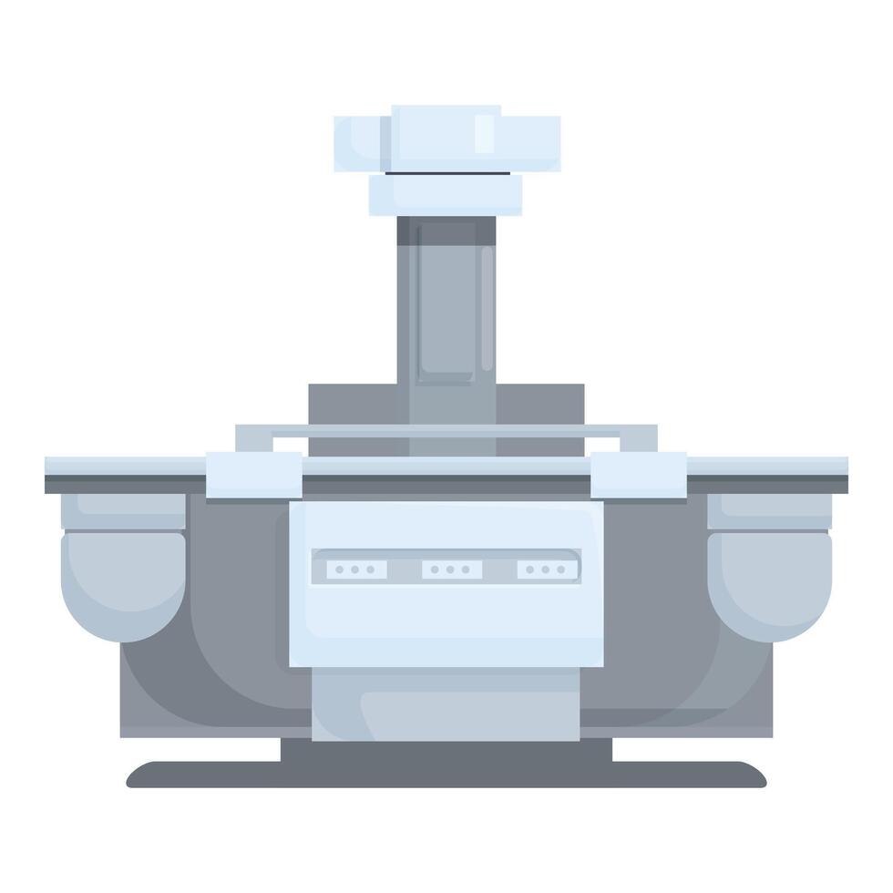 illustration of a modern mri machine used in medical diagnostics vector