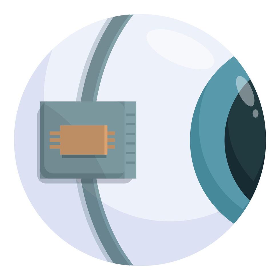 Technology concept, computer chip and earth globe vector