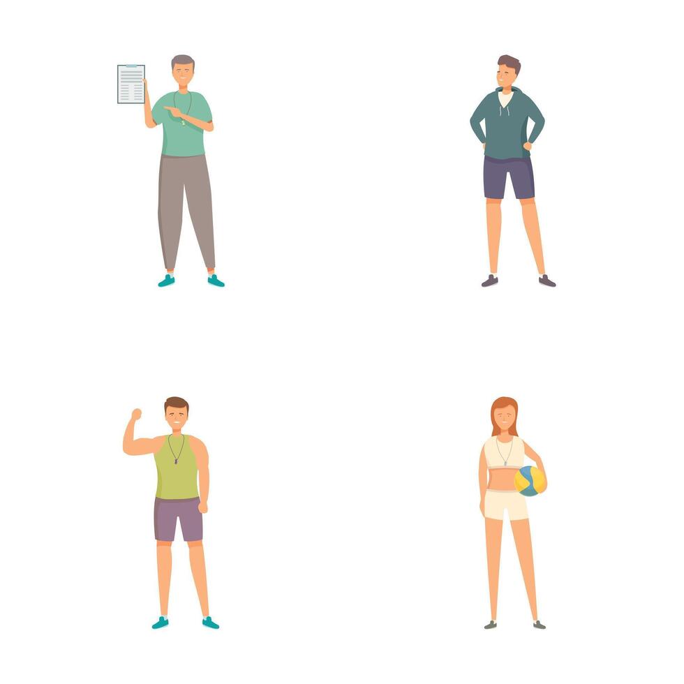 Diverse group of people engaging in different activities vector