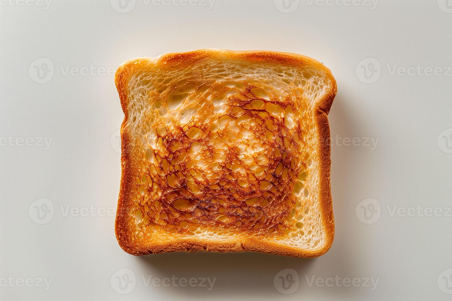Sliced toast bread white background top view photo