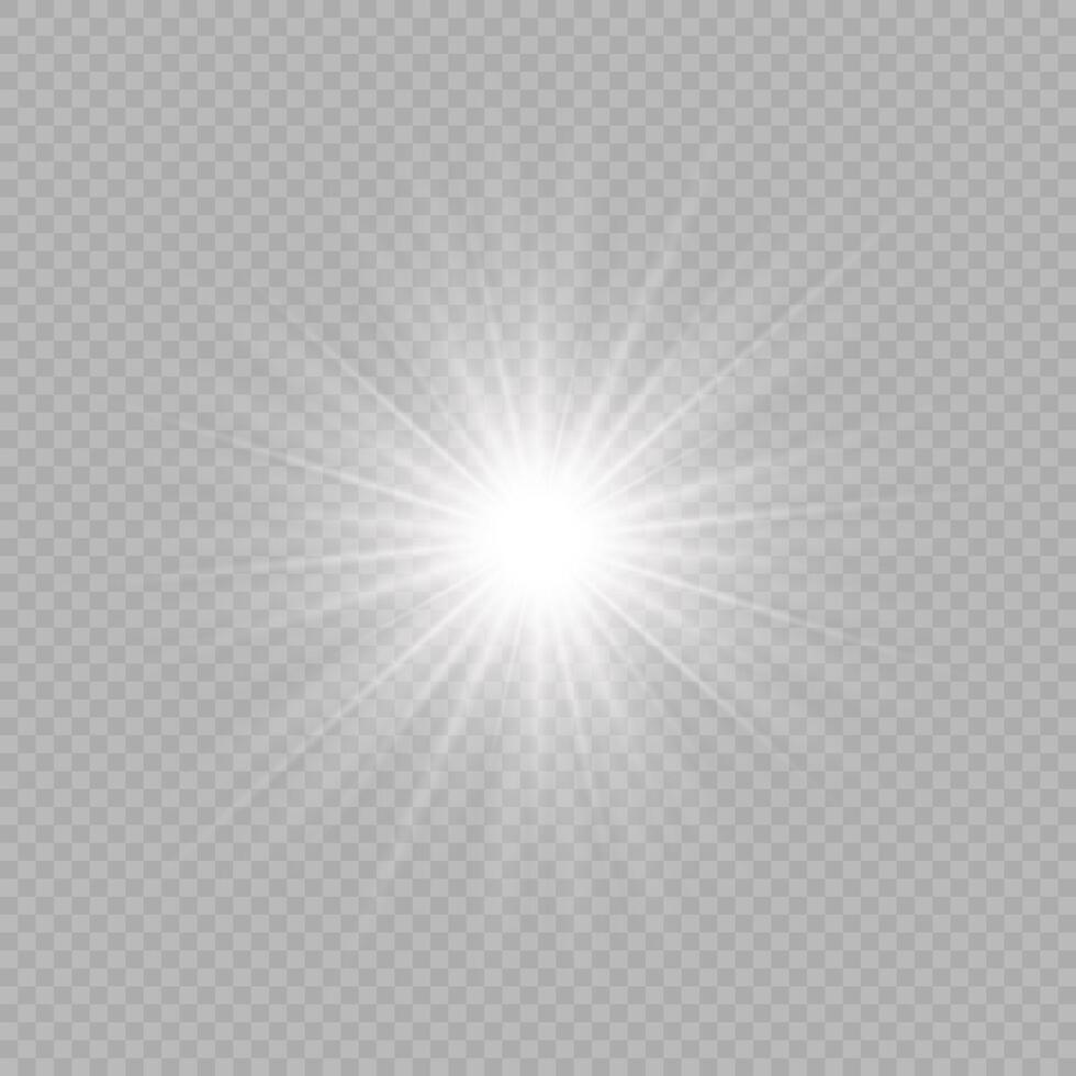 Light effect of lens flares vector