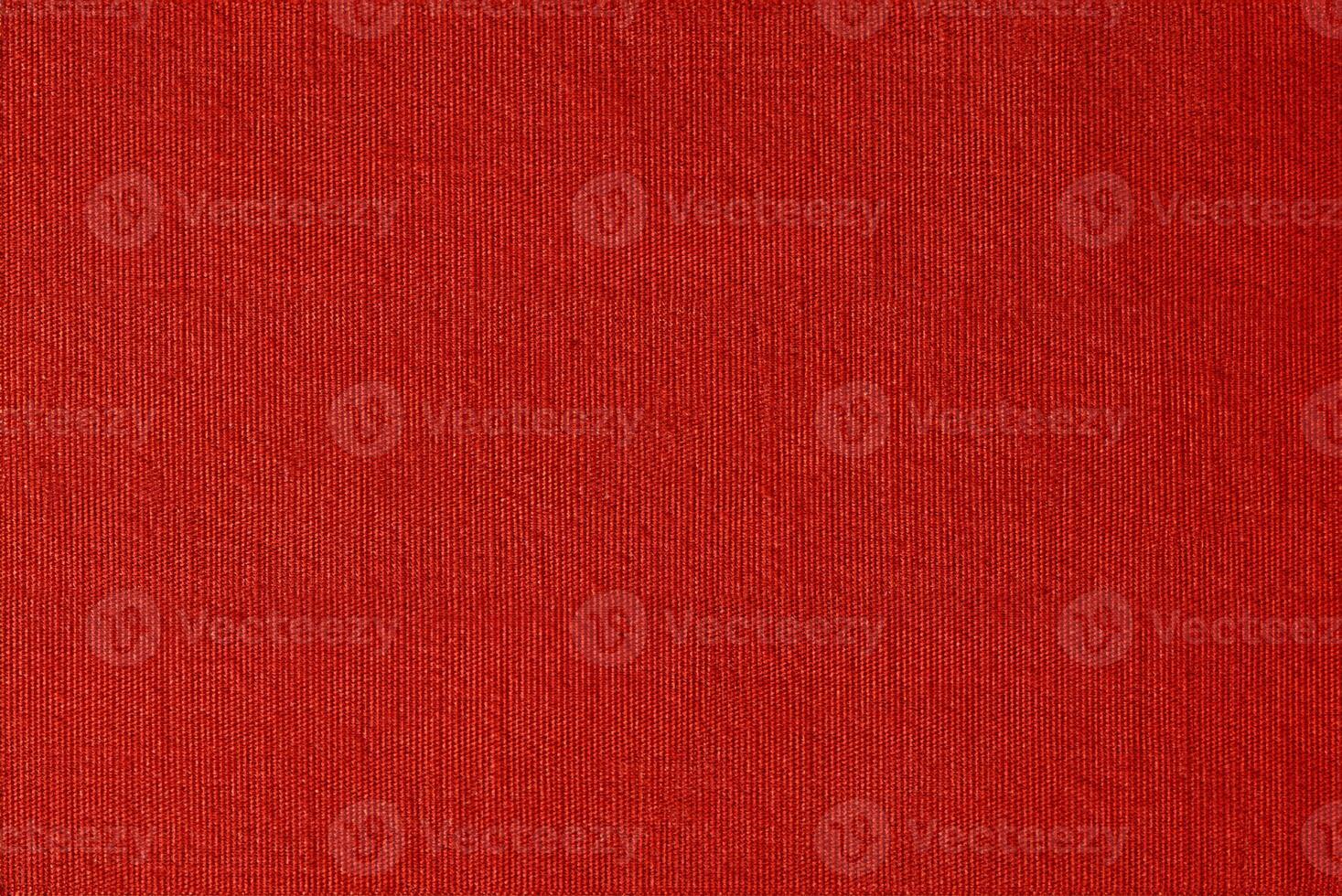 Seamless Dark Red Linen Fabric Texture Background photo