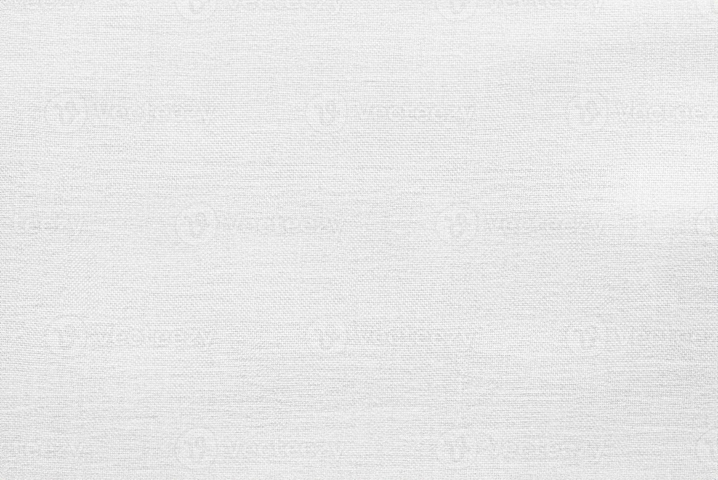 Linen Canvas Texture, Clean White Fabric Background photo