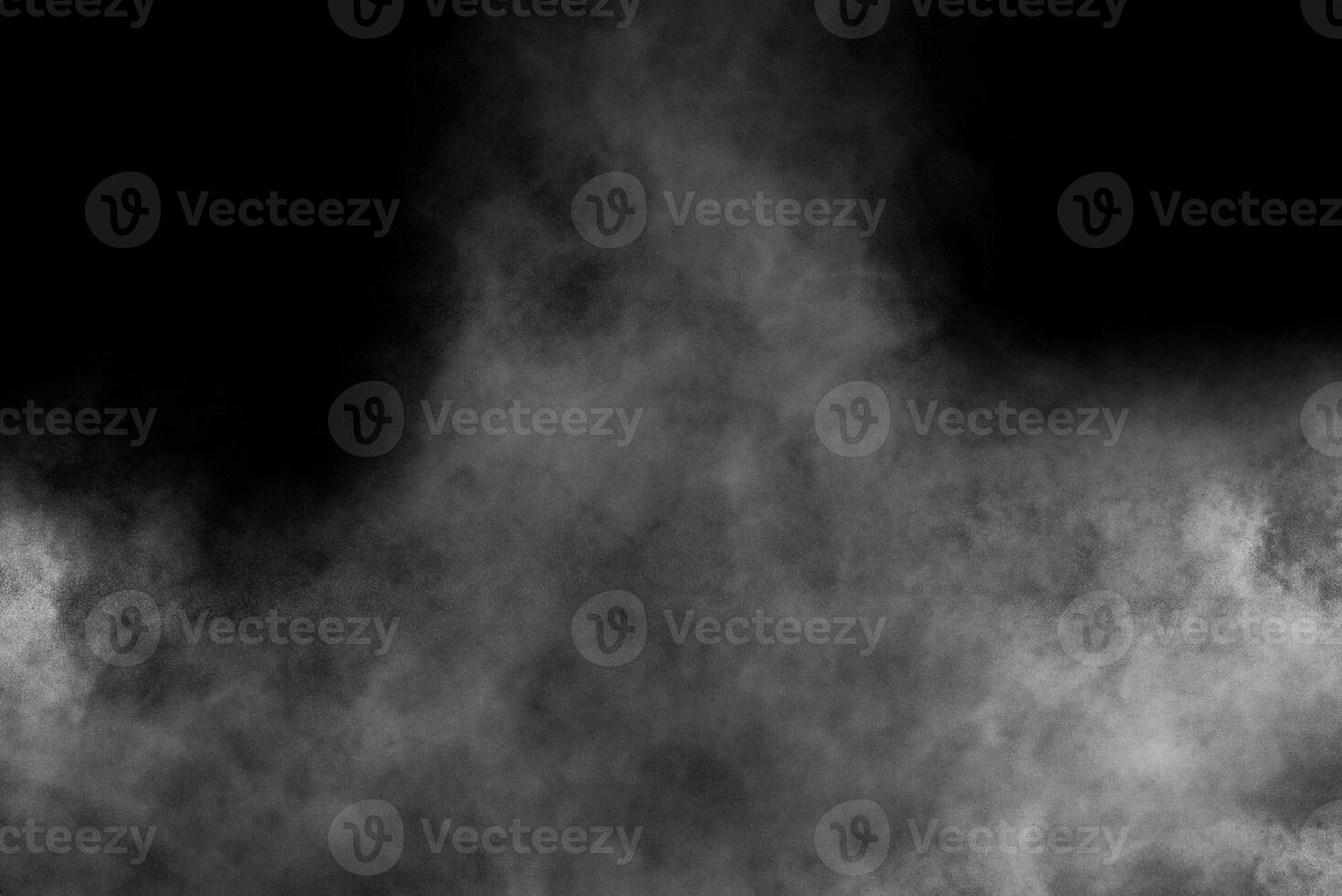 How to Capture Dynamic White Powder Explosion on Black Background, Freeze Frame Photography Technique photo