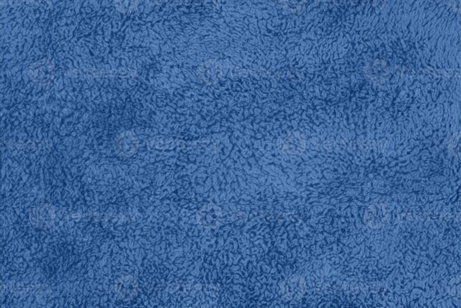 Soft Blue Sherpa Fabric Texture Background photo