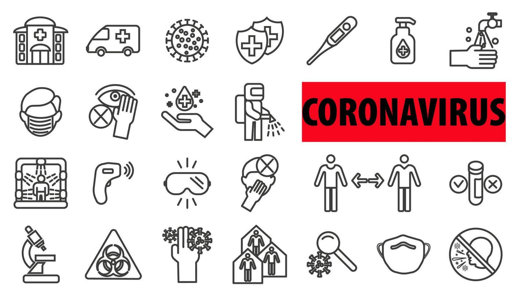 New Coronavirus 2019-nKoV. The epidemic of 2019 and 2020 vector