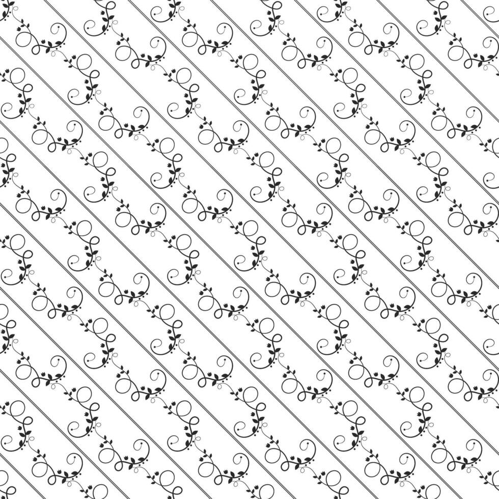 Floral botanical texture pattern with flowers and leaves. Seamless pattern can be used for wallpaper, pattern fills, web page background, surface textures. vector
