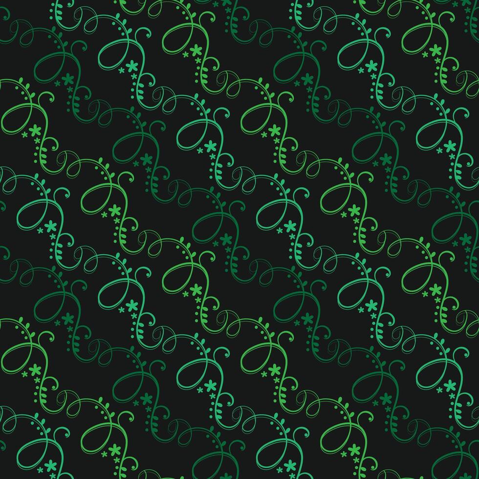 Floral botanical texture pattern with flowers and leaves. Seamless pattern can be used for wallpaper, pattern fills, web page background, surface textures. vector