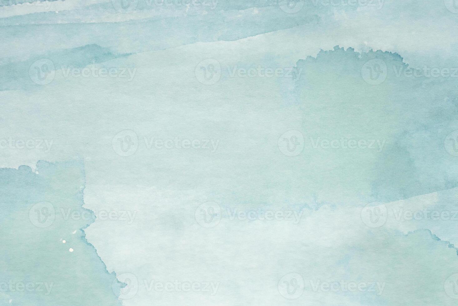 Calm Blue Watercolor Texture, Abstract Background Concept photo
