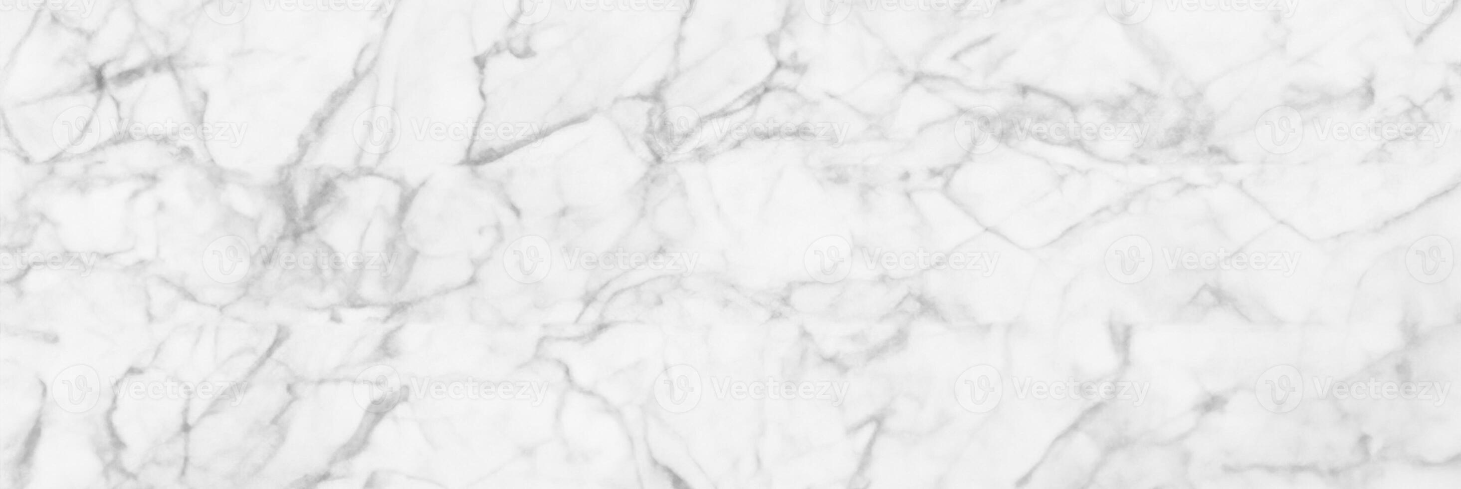Panoramic White Marble Texture Background for Design photo