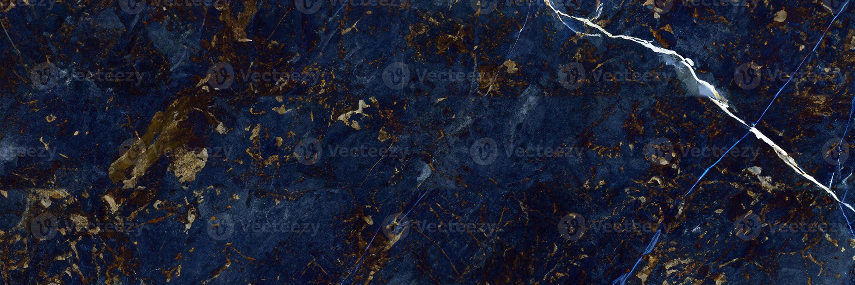 High-Quality Ceramic and Stone Tiles, Natural Blue Marble with Golden Veins, Breccia Marble Tiles for Walls and Floors, Granite Slab Stone, Rustic Matte Texture, Polished Quartz photo