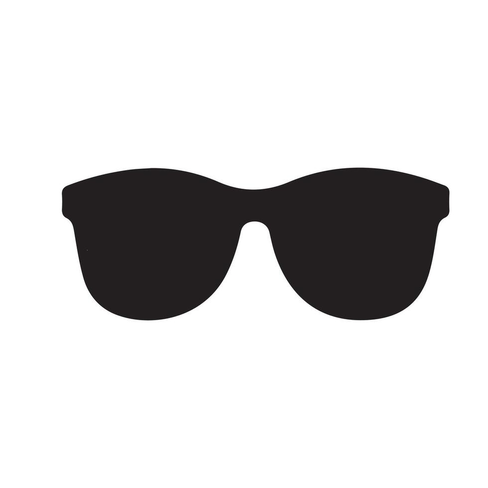 Black Sunglasses Illustration in black and white vector