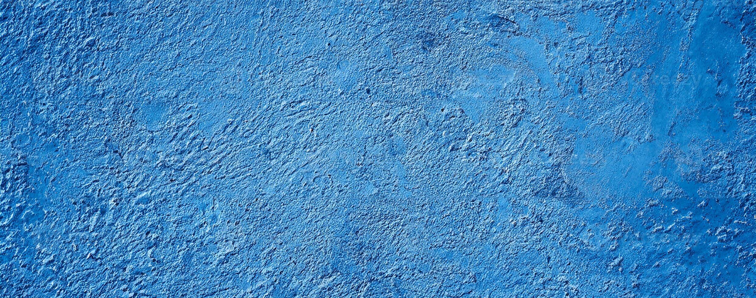 Blue Cement Wall Texture, Abstract Background photo