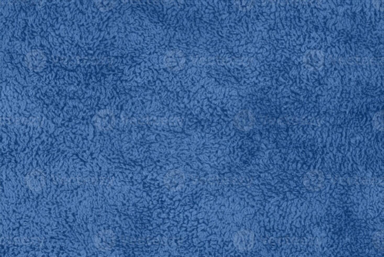 Soft Blue Sherpa Fabric Texture Background photo