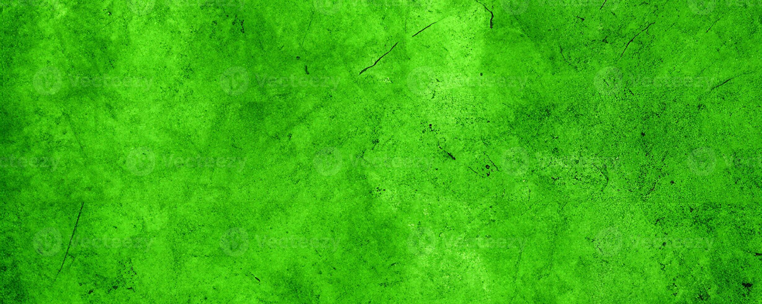 Vibrant Green Textured Wall Background, Minimalist Concept for Design and Architecture photo
