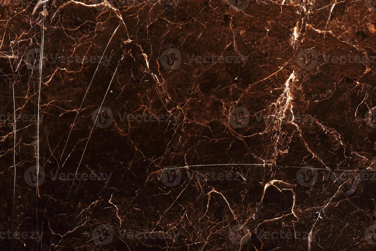 Dark Brown Marble Texture with White Pattern, Ideal Background for Product Design photo