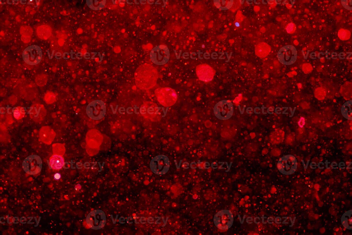 Exquisite Retro Illumination, Red Glittering Vintage Lights photo