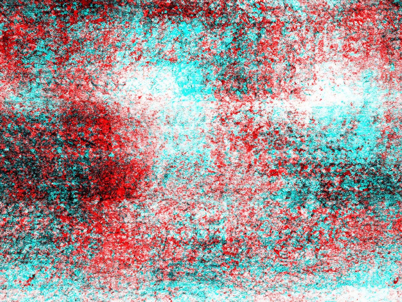 Abstract Photocopy Texture, Color Double Exposure with Glitch Effect photo