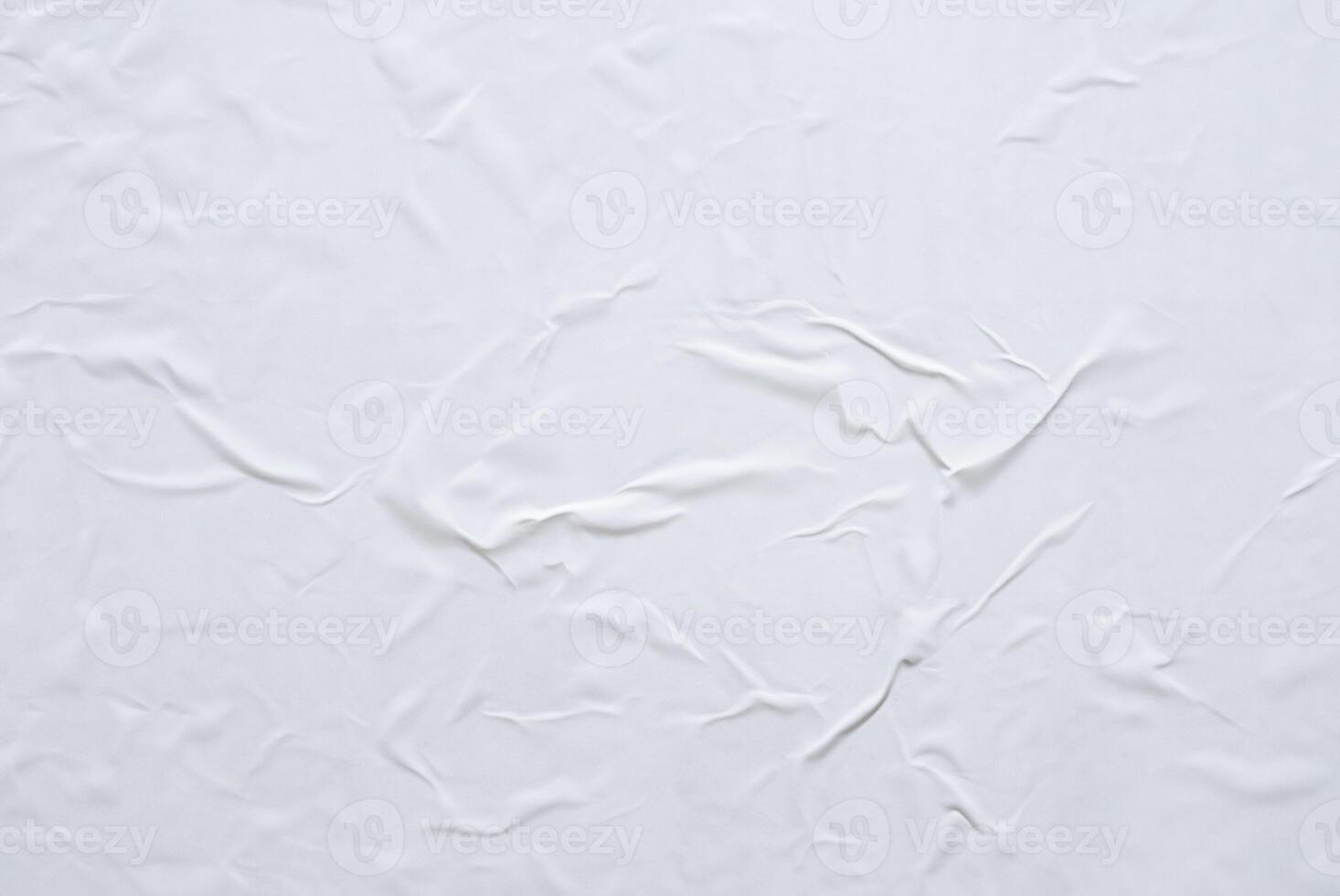 White Crumpled Paper Texture Background photo