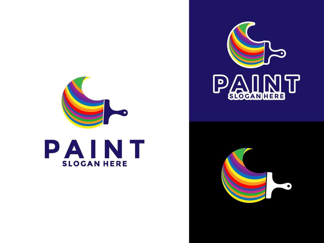 Painting Services Logo , Colorful Paint logo icon Template vector
