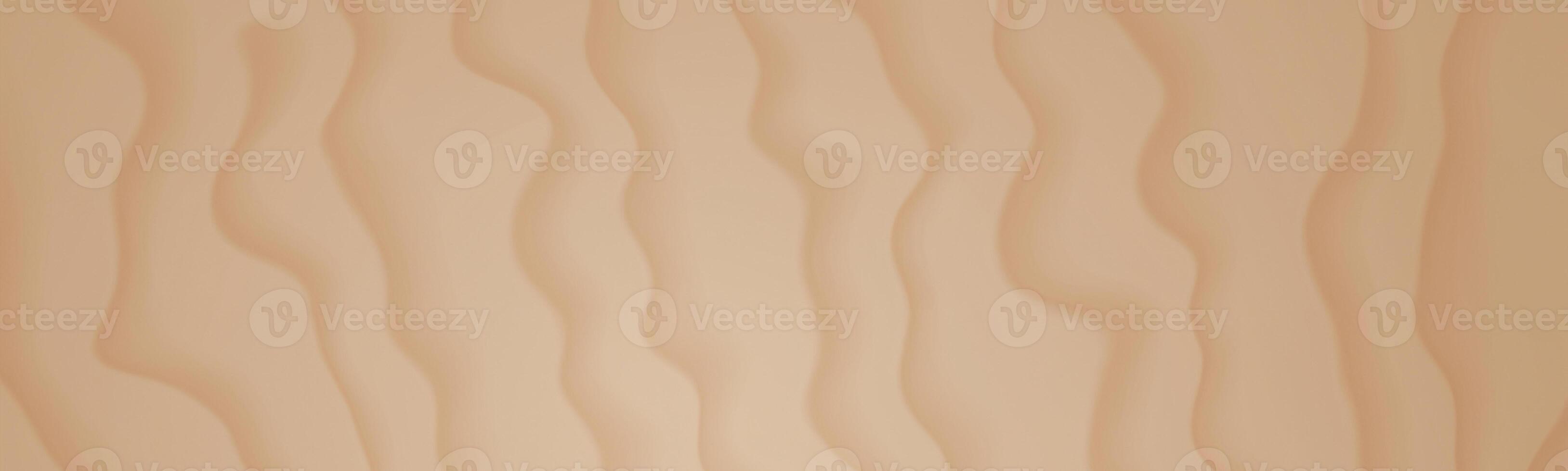 Wide Banner Background Texture, Ripple Patterns on Beach Sand photo