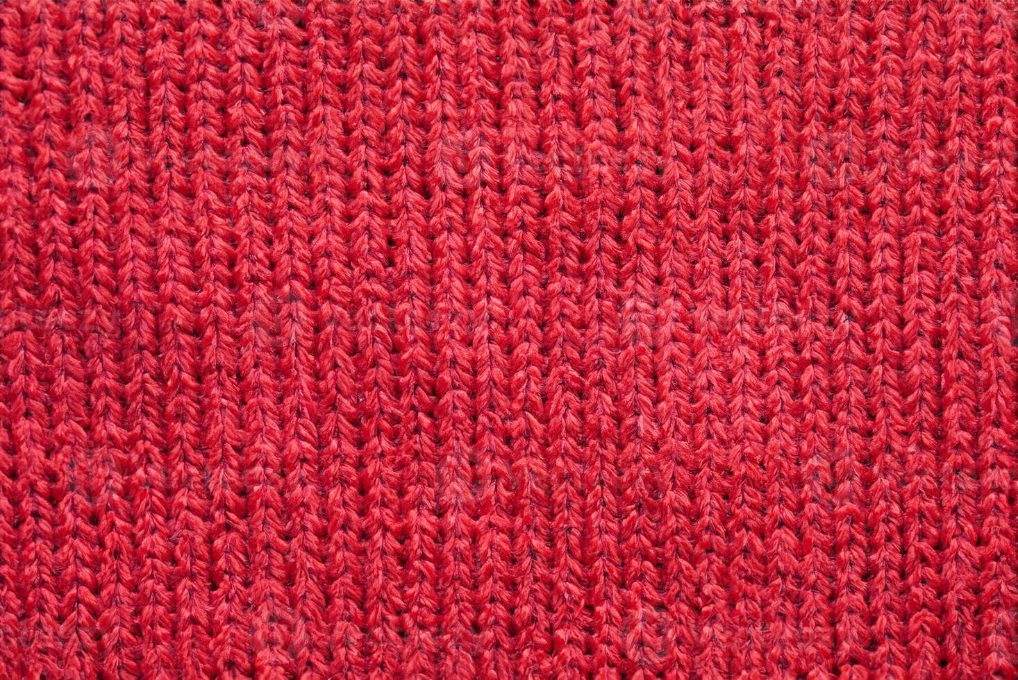 Crimson Knit Textile, Detailed Background for Professional Designs photo