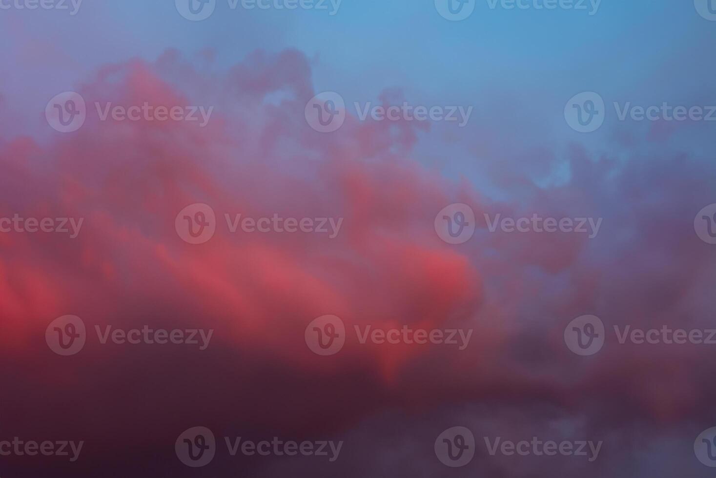 Vivid Storm Clouds Against Dramatic Sky, Natural Background photo