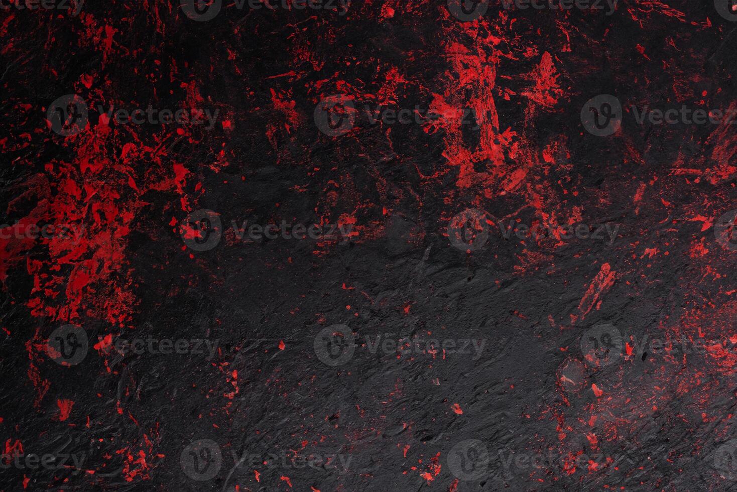 Abstract Red and Black Painted Background Texture photo